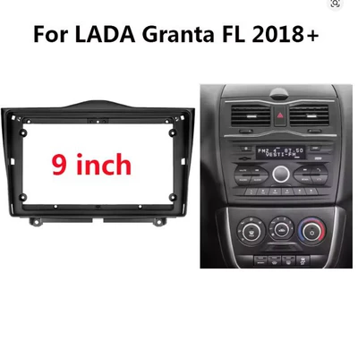 Suitable for 18 Models of Lada Granta Android Large-Screen Navigation Modification Frame Car Audio-Visual Panel Frame with Various Styles 9inch