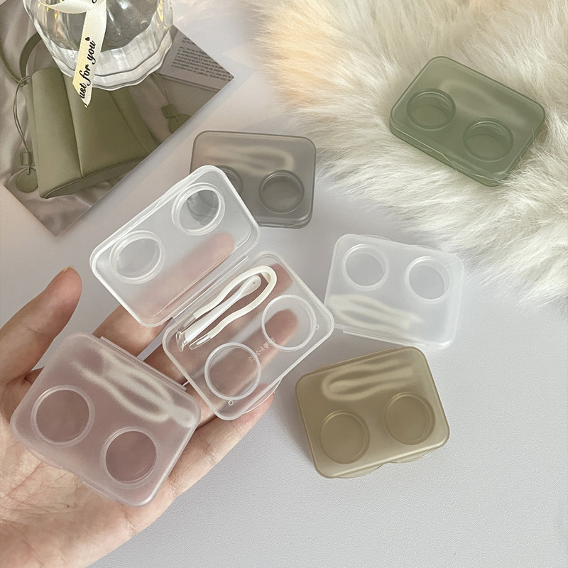 (Special Offer) Contact Lens Case Integrated Companion Box, Dual Lens Case for Colored Contacts, No Need to Twist the Lid Ls190 (Special Offer) Contact Lens Case Integrated Companion Box, Dual Lens Case for Colored Contacts, No Need to Twist the Lid Ls190