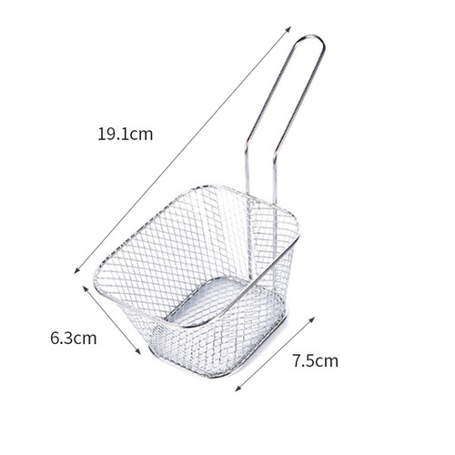 French fry basket, mini snack fried basket, restaurant-style American-style fried potato basket
