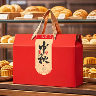 Mid-Autumn Packaging Box, Local Specialty Mooncake, Mid-Autumn Gift Box, Mid-Autumn Mooncake Gift Box, Empty Box, Old Mooncake Packaging Box