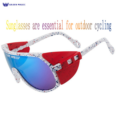 2022 new pattern PIT Cross border outdoors Riding Sunglasses ultraviolet-proof UV400 Sunglasses Europe and America motion Punk