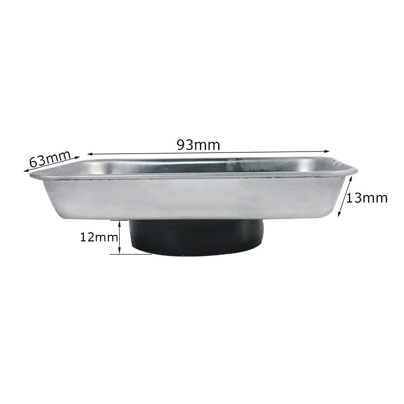 Квадратный магнитный инструментальный диск из нержавеющей стали всасывающий утюг винт лоток металлические мелкие детали магнитные пластины для хранения