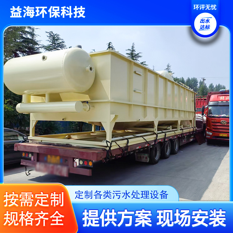 气浮机沉淀一体设备 自动加药溶气气浮机 养猪固液分离装置