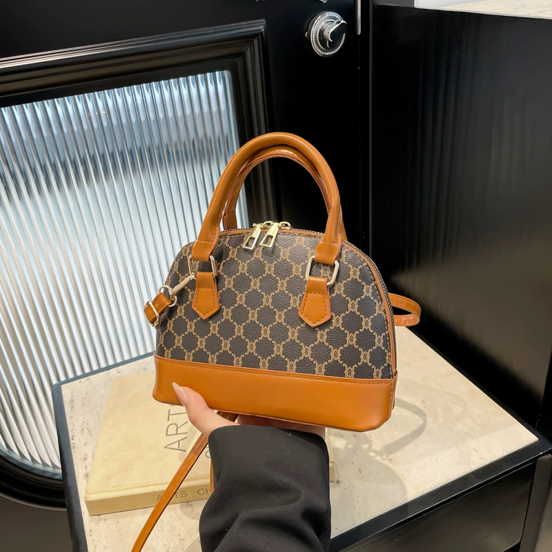 Модная и простая высококачественная сумка-ракушка, новинка лета 2025 года, простая ретро-сумочка через плечо, повседневная сумка-кроссбоди