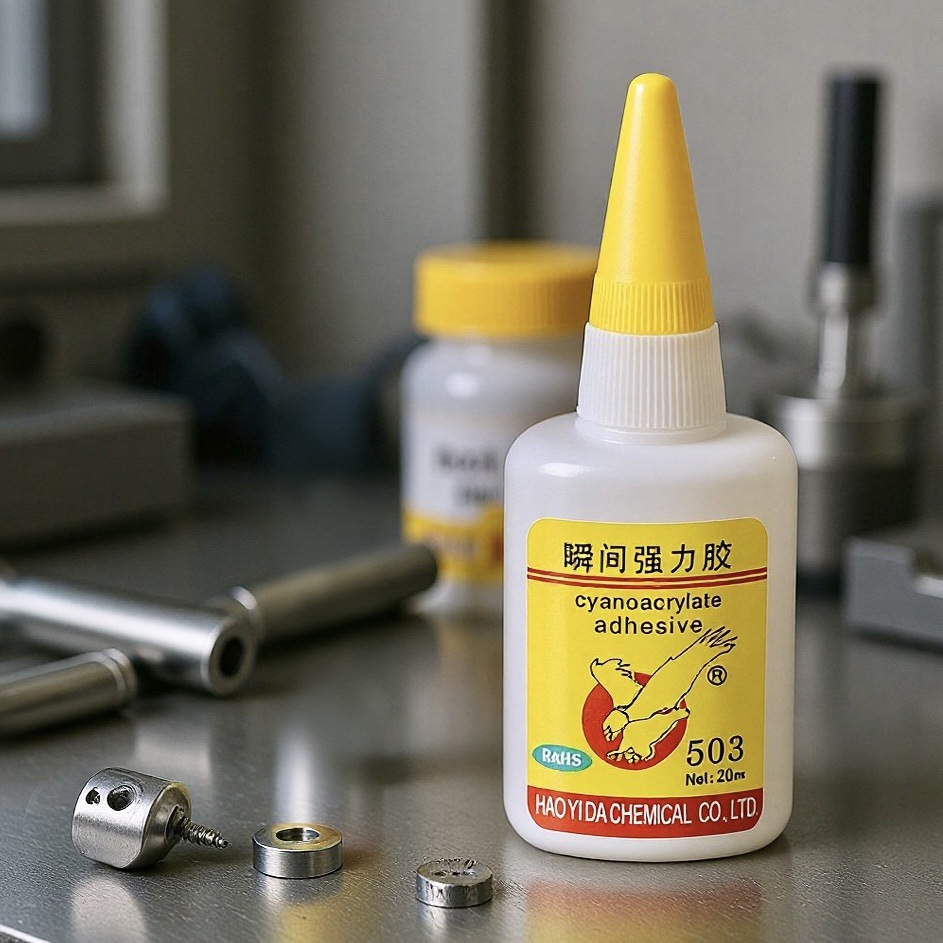 친환경 원료 금속 접착제, 산업 기계용 503 순간접착 강력 산업용 502 접착제 제조업체