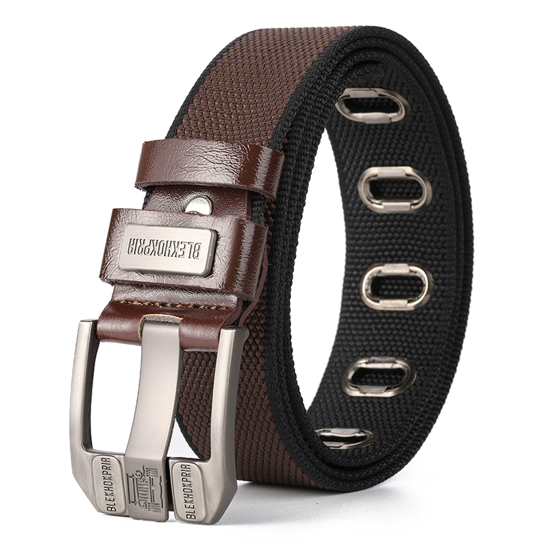 Tactics nylon belt for leisure, universal cloth double-sided trousers