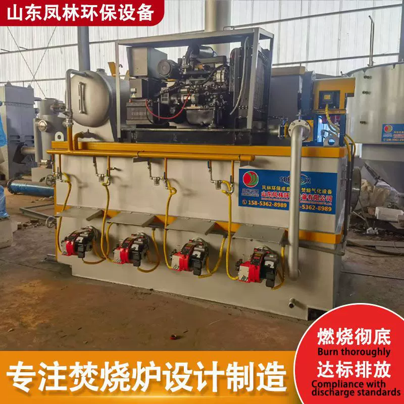 垃圾焚烧炉无烟热解炉无烟无味小型动物尸体焚烧炉处理环保设备