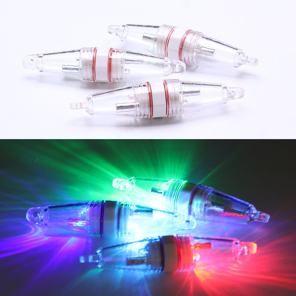 Led Flashing Fish Light with Two Ends, Night Fishing Underwater Fishing Light, Deep Water Bait Light, Lure Sea Fishing Accessories