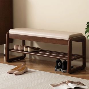 Scandinavian Solid Wood Shoe Changing Stool, Entrance Shoe Changing Stool, Household Shoe Rack, Shoe Stool Type Shoe Cabinet, Entrance Door Shoe Changing Stool Can Sit