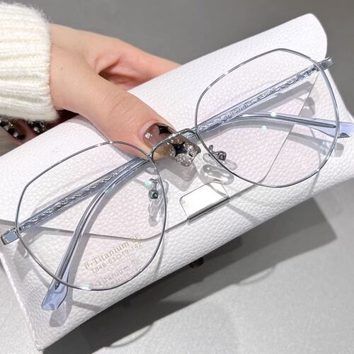 Mirror 1 Anti-blue Light Myopia Glasses Wholesale T848 Frame Eyeglasses Frame for Men and Women Simple Style Internet Popular Glasses Frames
