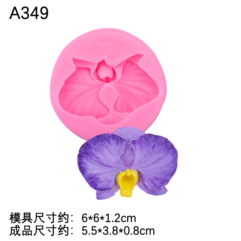 Planta flor molde de silicona epoxi arcilla cerámica suave decoración Fondant chocolate accesorios para hornear