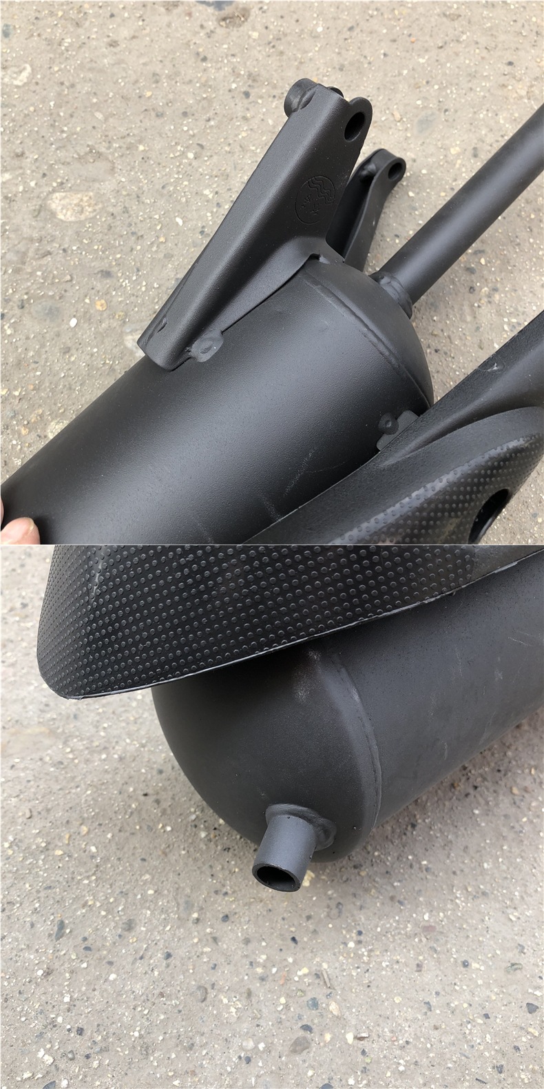 Free shipping Ghost Fire Qiaoge motorcycle exhaust pipe scooter silencer exhaust muffler smoke pipe silencer