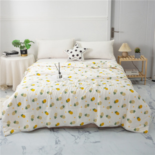 (Yingying) 2025 New Encrypted Gauze Summer Quilt with Pure Cotton Inside and Outside