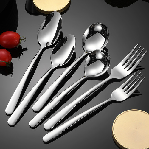 304 elegant stainless steel tableware thickened western steak knife and fork set hotel tableware stainless steel knife and fork