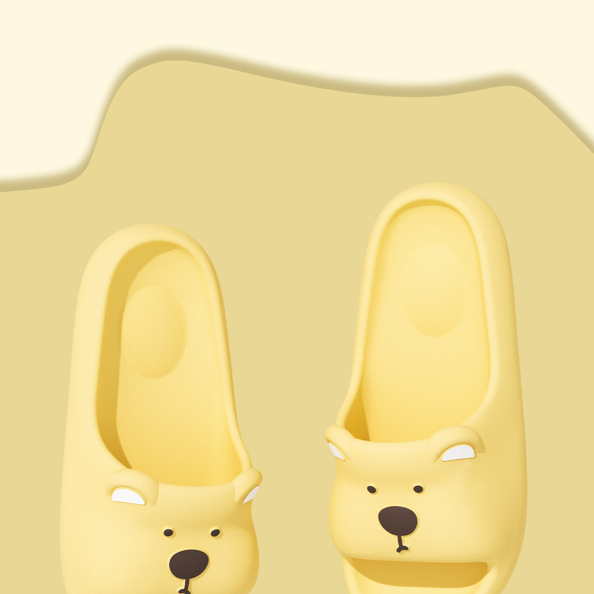 Antislip badslippers met berenontwerp voor dames en heren_voghion.com