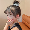 Children's three dimensional hair rope from pearl for princess, internet celebrity, no hair damage, flowered