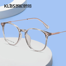 TR90合金眼镜 新款椭圆框光学眼镜近视镜男女生网红素颜百搭眼镜