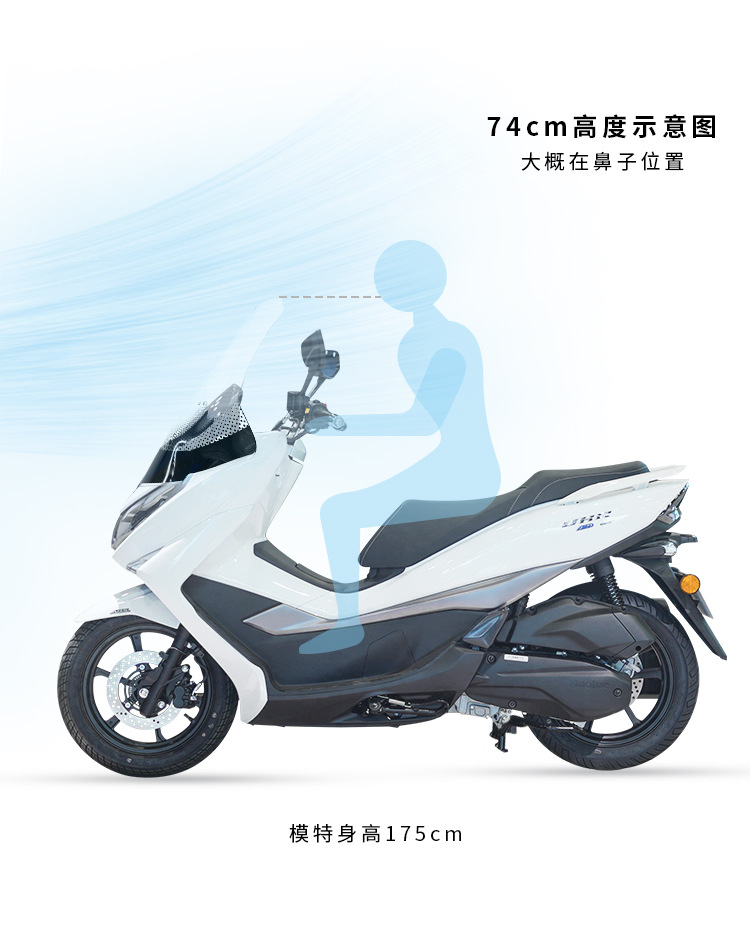 Suitable for Haojue Uhr150 Windscreen Upgrade, Windshield, Front Windshield, Rain Shield, Chest Protector, Transparent High-Definition Windshield
