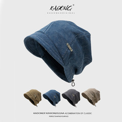 Celebrity Postpartum Hat for Women, Summer Thin Elastic Strap Adjustable for Spring and Autumn, Large Head Size Pile Hat, Loose Fitting Cold Hat