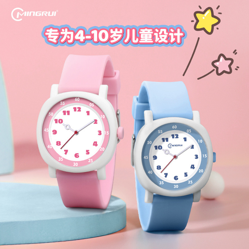 New Watch Girl Student 2025 New Children Watch Time Quartz Watch Waterproof Contrast Color Childish Electronic Watch New Watch Girl Student 2025 New Children Watch Time Quartz Watch Waterproof Contrast Color Childish Electronic Watch