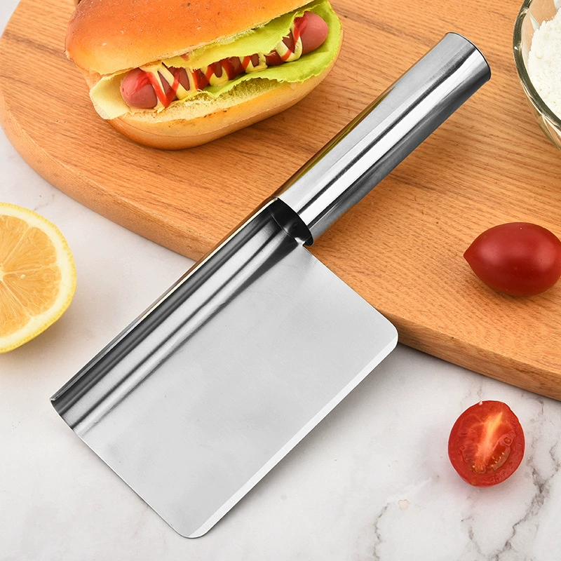 Нержавеющая сталь ручка муки скребка муки колбасный порошок скребка многофункциональный нож для резки теста инструмент