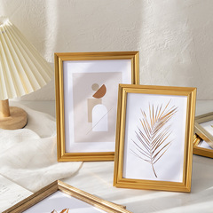 Modern Minimalist Vintage Gold Photo Frame, Desk Washing Photos into Album Frames, 8-inch Framed Picture Frame Wholesale