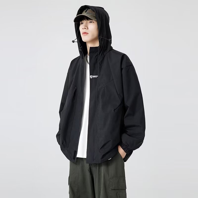 2024 Spring and Autumn Outdoor Sports Charge Clothes for Men and Women Couple Waterproof Windproof Ski Climber Jacket Coat