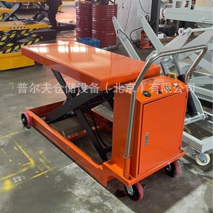 Non-standard and settable electro-hydraulic lifting platform truck weighing and loading assembly line mobile scissor roller ball