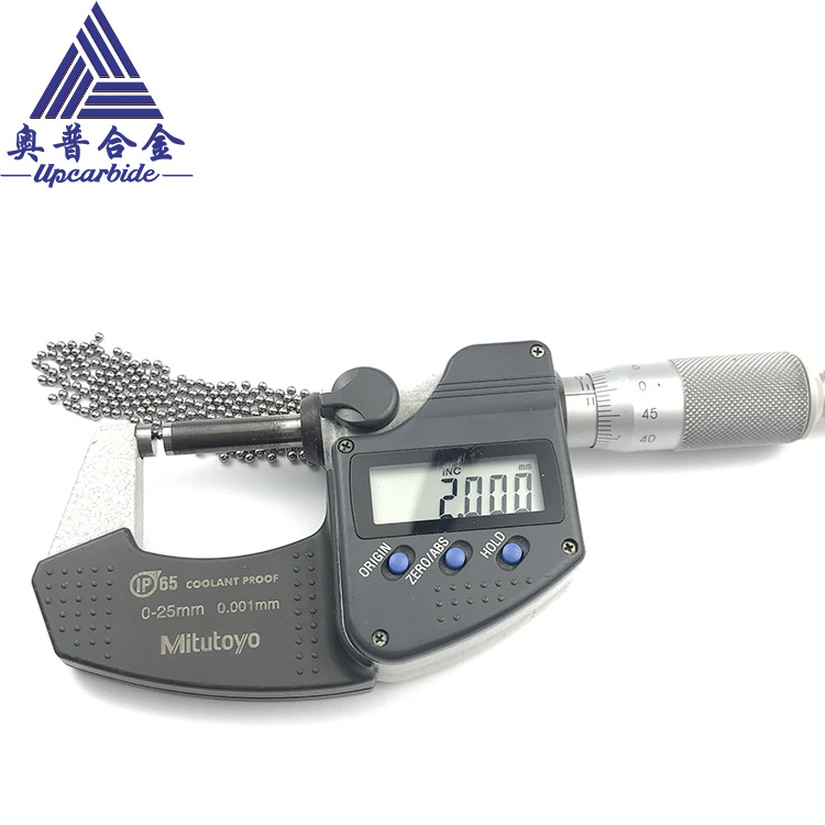 株洲厂家YG6硬质合金球 Φ2.0mm钨钢合金冲孔球 碳化钨球 阀座球