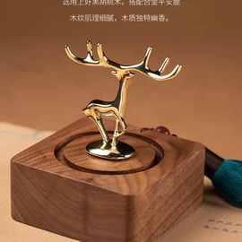 家居配件麋鹿提手小鹿轻奢配件把手纸巾盒锌合金提手