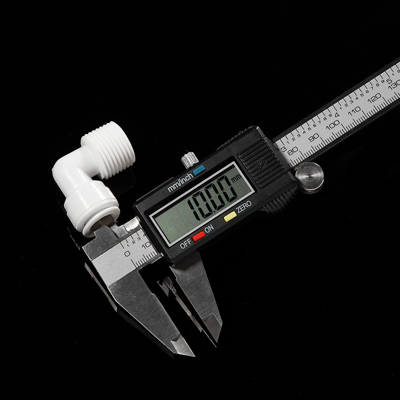 L-tipo de alambre exterior de 4 puntos de giro de 3 puntos de conexión rápida de grado alimenticio diente exterior de conexión rápida enchufe Purificador de agua RO máquina de agua pura accesorios universales