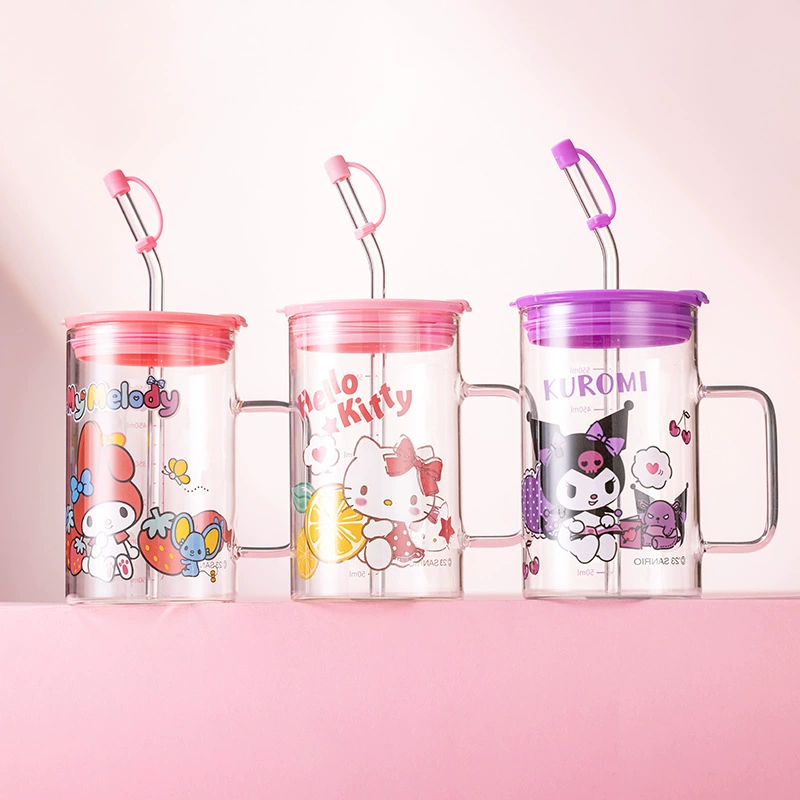 Sanrio, cartoon glass