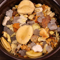 橘紅羅漢果青潤茶廠家橘紅雪梨羅漢果清 潤茶三角茶包 支持代發