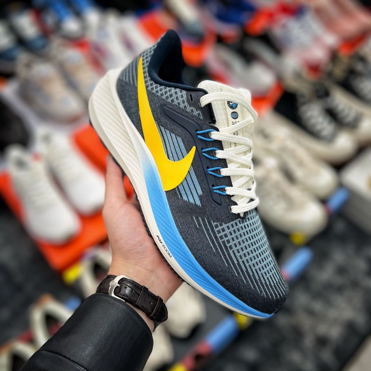 Putian zapatos Pegasus 39 generación nuevo negro blanco y negro para hombres y mujeres 38 generación de zapatos de maratón transpirables image 12