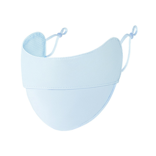 Summer UV protection eye corner sun protection women's open breathable ear-hanging thin ice silk sunshade mask