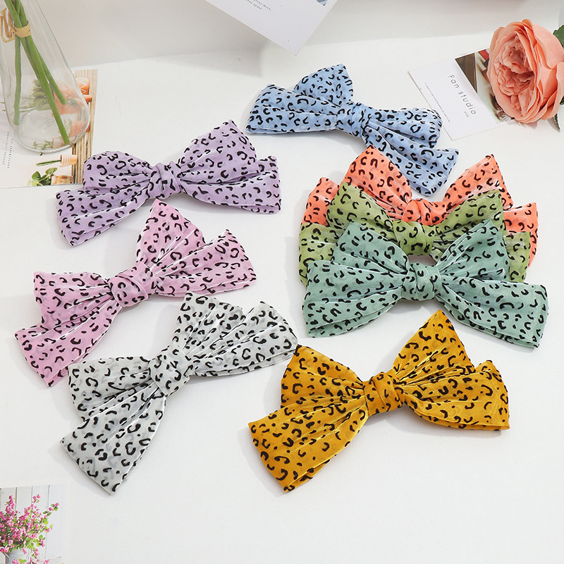 Fashion Floral Big Bow Hairpin display picture 1