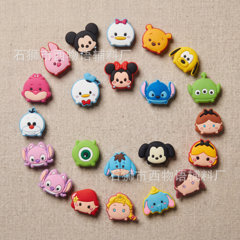 New Q-Version Disney Shoe Charms DIY Clog Shoe Accessories Detachable Garden Shoe Buckle Accessories Cross-Border Wholesale in Stock New Q-Version Disney Shoe Charms DIY Clog Shoe Accessories Detachable Garden Shoe Buckle Accessories Cross-Border Wholesale in Stock