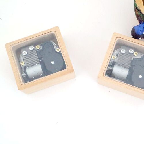 Acrylic Music Box Transparent Music Box Student Creative Gift Birthday Gift Wood Home Decor Wholesale