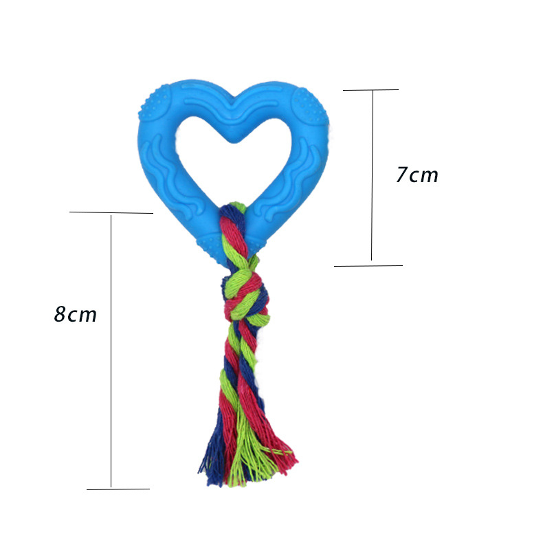 Juguete TPR para perro, resistente a la mordedura, fácil de limpiar, para cachorros, al por mayor