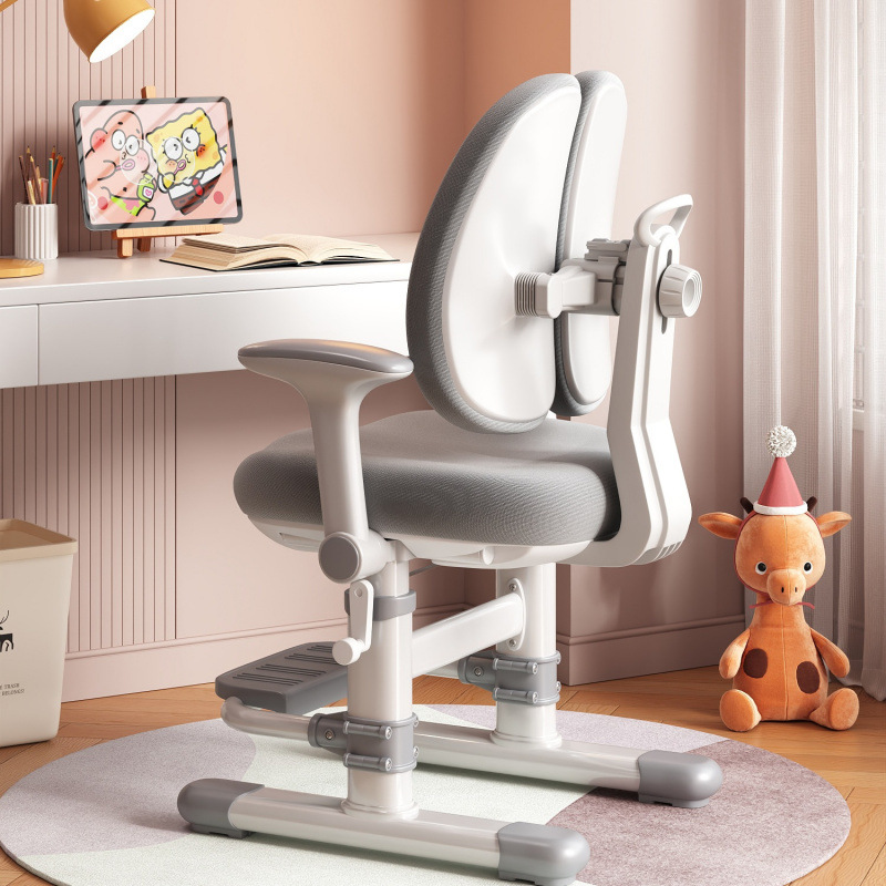 Children's Learning Chair, Student Chair, Home Writing Chair, Corrective Sitting Posture Seat, Child's Backrest Can Be Lifted and Lowered, Special Factory