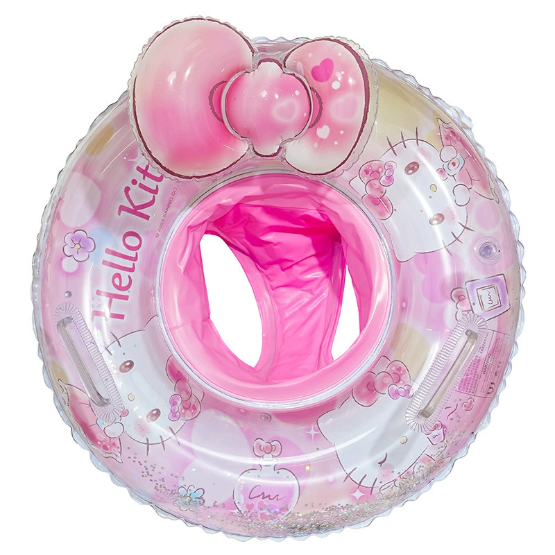 Sanrio, genuine nail sequins, children's inflatable swimming ring PVC, increased thickness