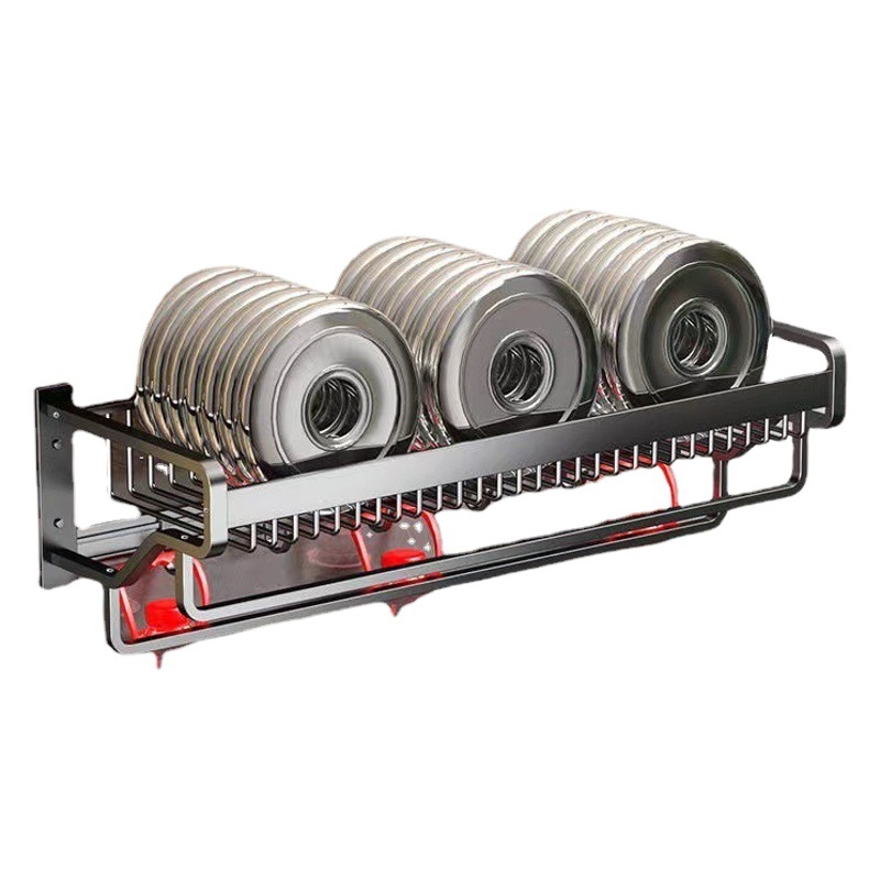 Barra doble baño toalla rack ponche libre toalla rack baño inodoro almacenamiento rack espacio aluminio pared colgando ropa de almacenamiento