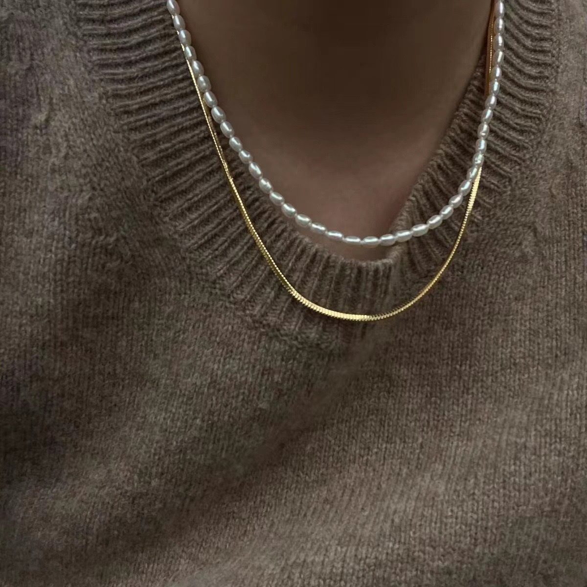 Retro Geometric Copper Plating Pendant Necklace 1 Piece