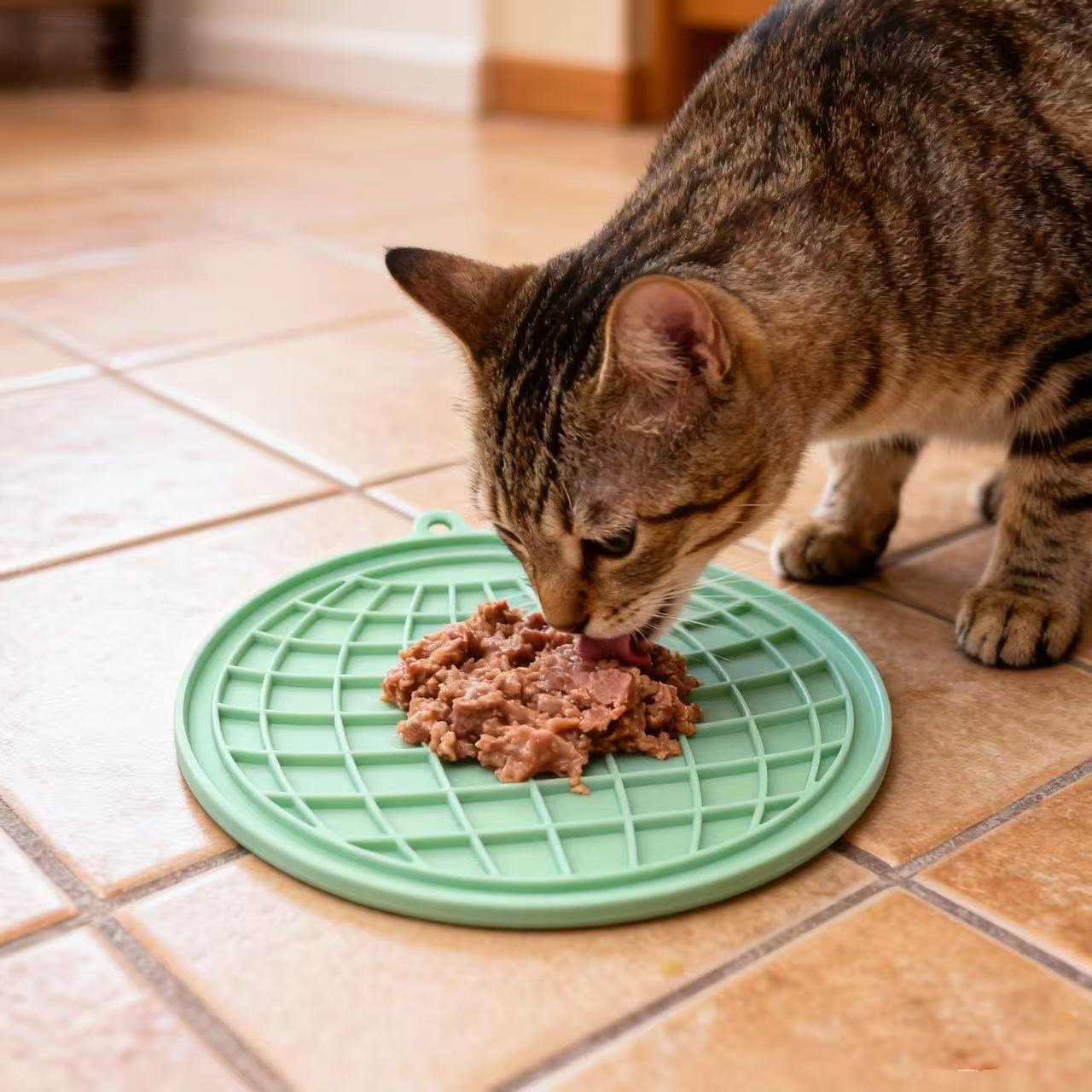 Silicone Pet Slow Food Bowl, Slow Food, Anti-Choking, Anti-Slip Dog Licking Pad, Dog and Cat Licking Plate, Round Licking Pad Wholesale