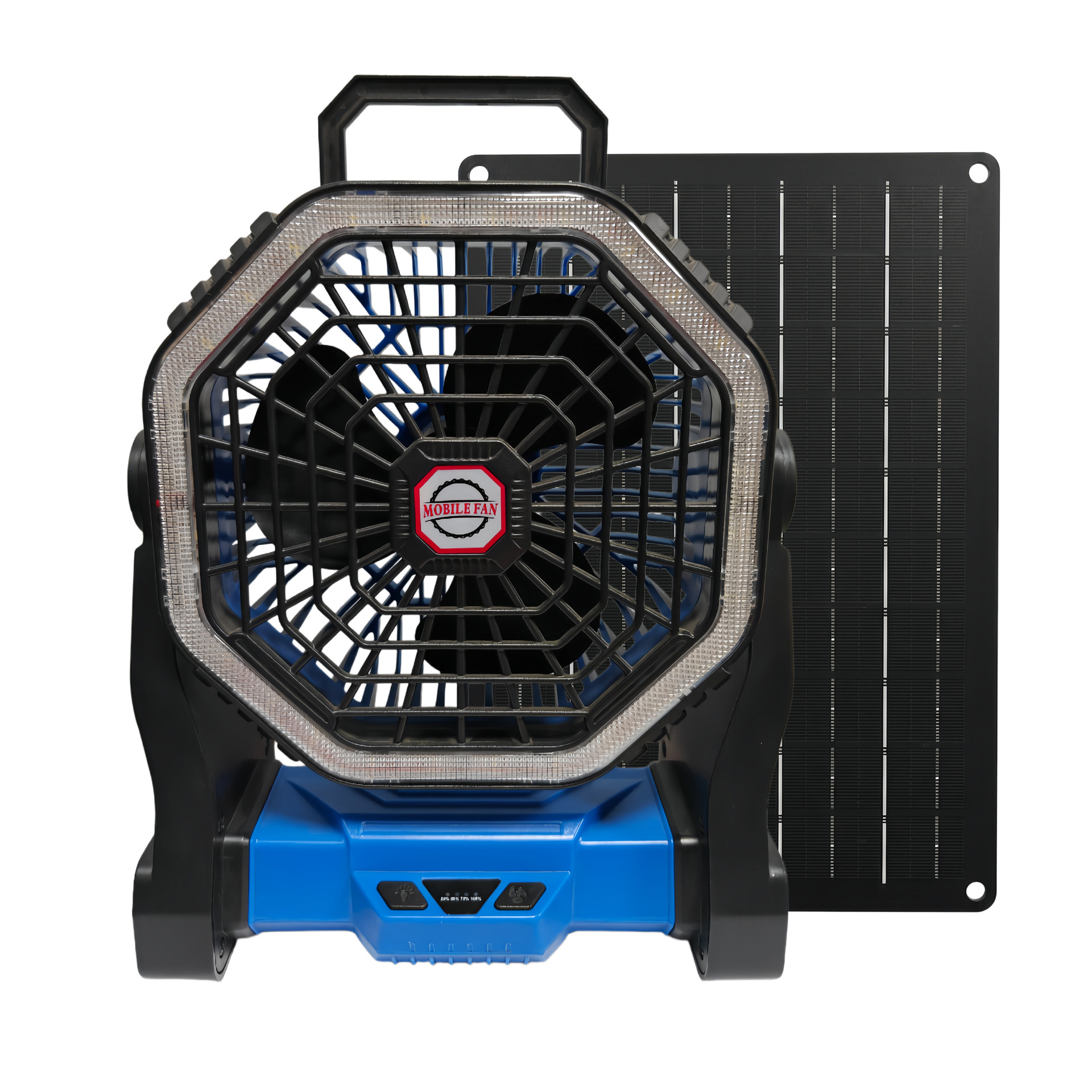 Azul R18 con panel fotovoltaico