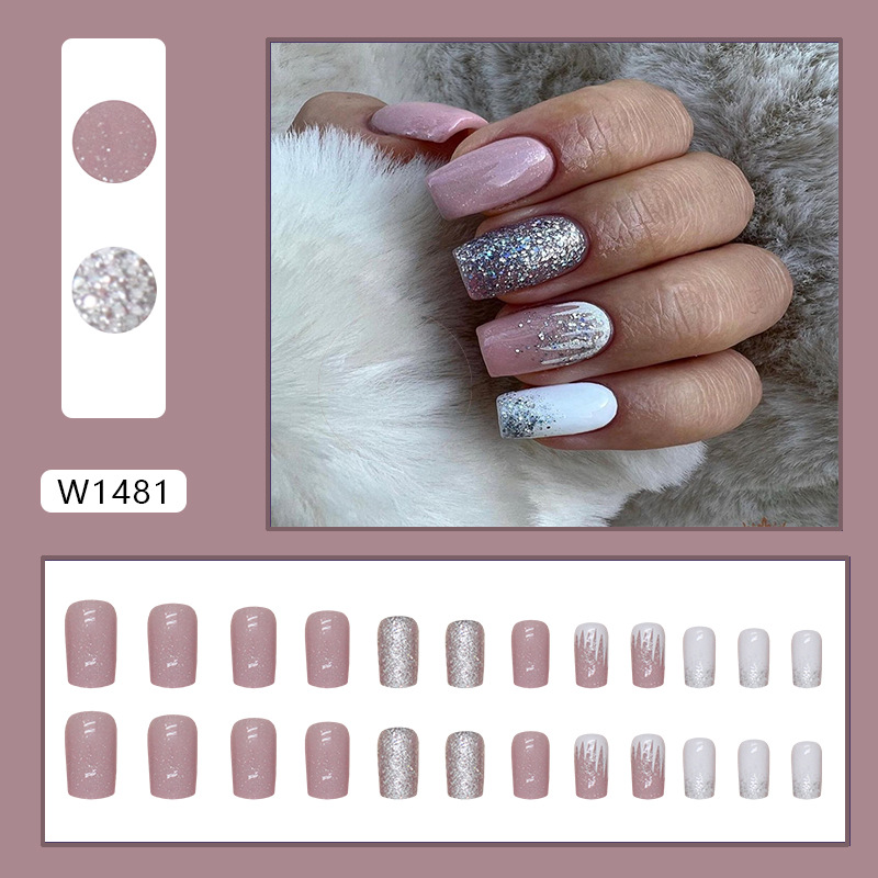 Simple Style Color Block Pvc Nail Patches 1 Set display picture 1