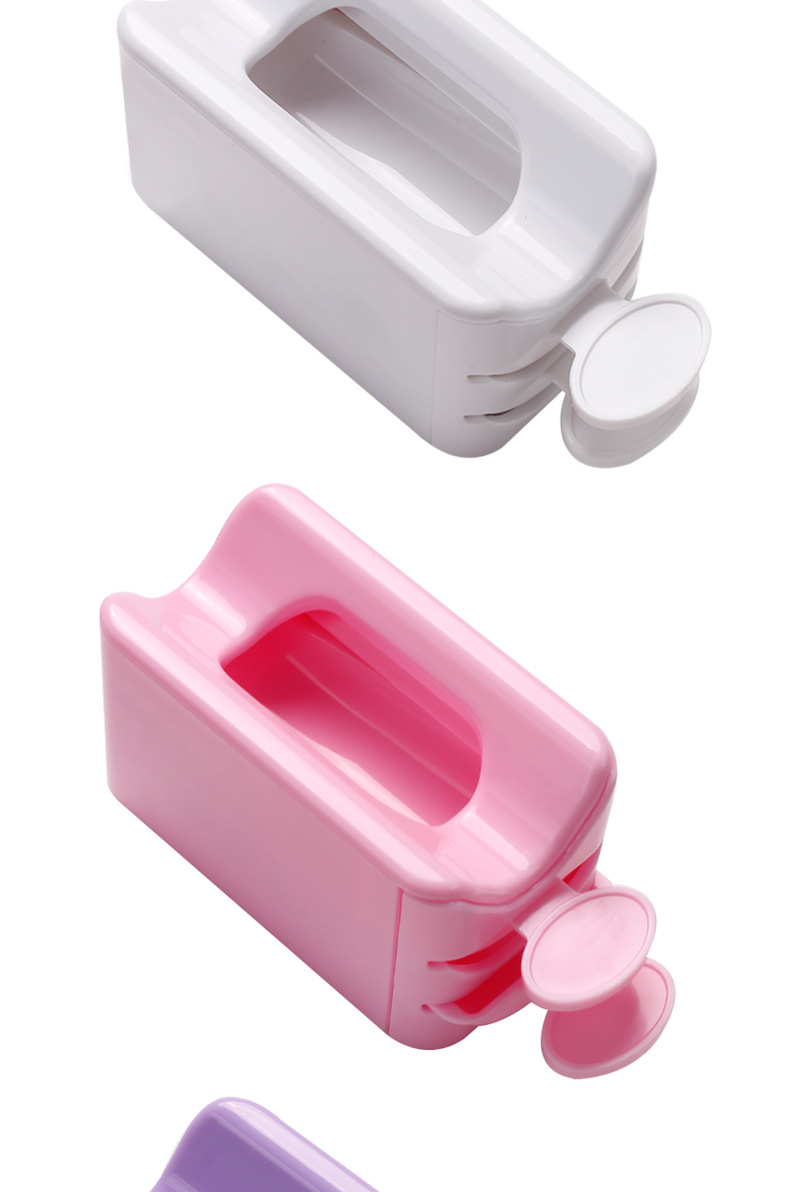 Simple Style Solid Color Plastic Nail Storage Box 1 Piece display picture 3