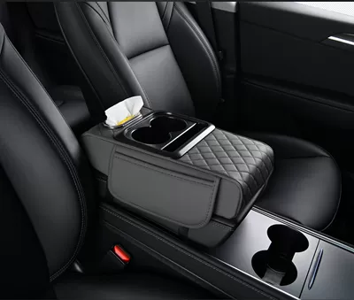 Armrest box pad Box Pad, Heightening Pad, Car - gray-includes-a-pack-of-paper