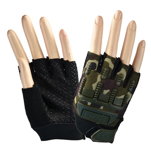 Wholesale Kids Gaming Skates with Half Finger Balance Bike Outdoor Running Anti-Slip Durable Breathable Gloves