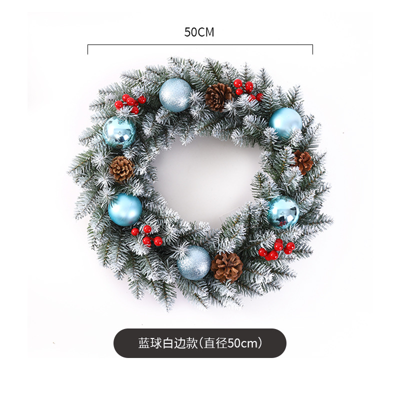 Decoración de Navidad Garland ratán 40/50/60cm decoración de Navidad Garland decoración escena diseño